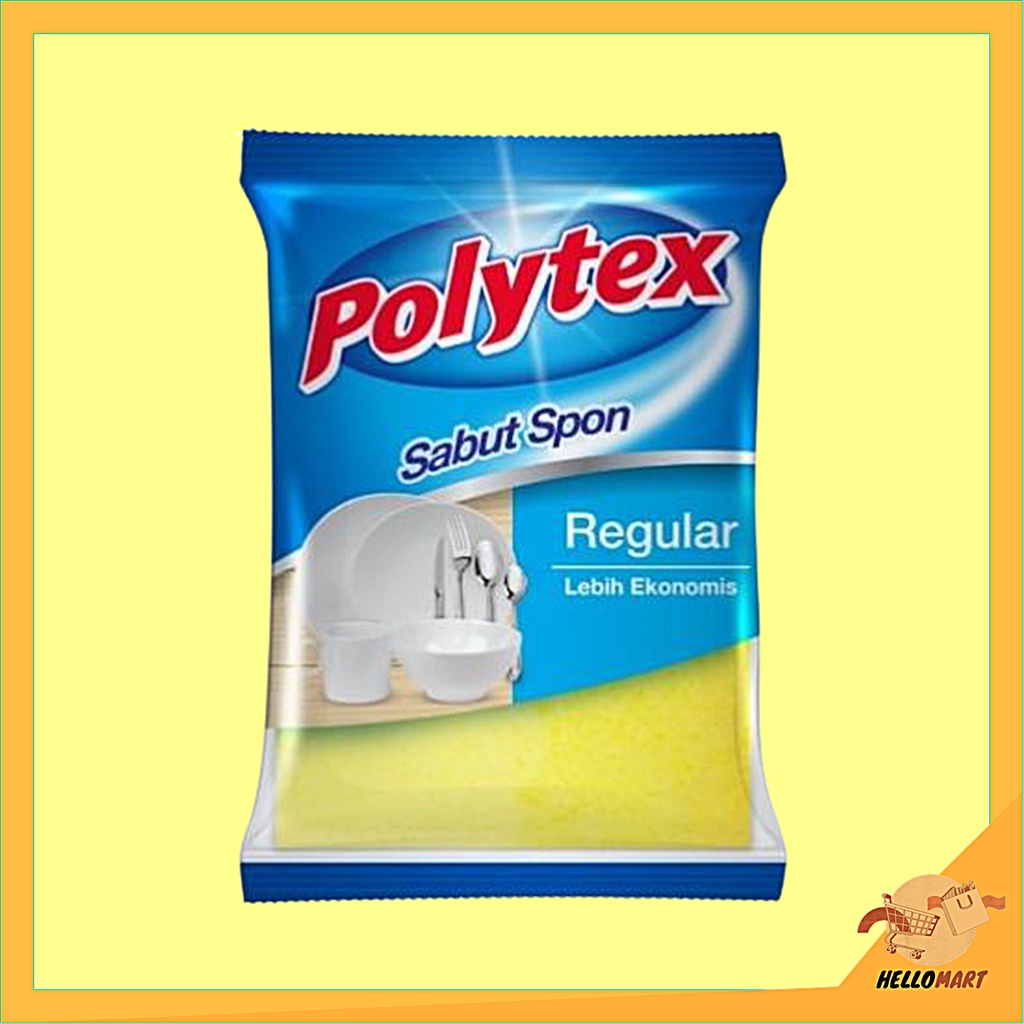 ORIGINAL Polytex Spon Serbaguna / Polytex Spons Sponge Cuci Piring / HELLOMARTID