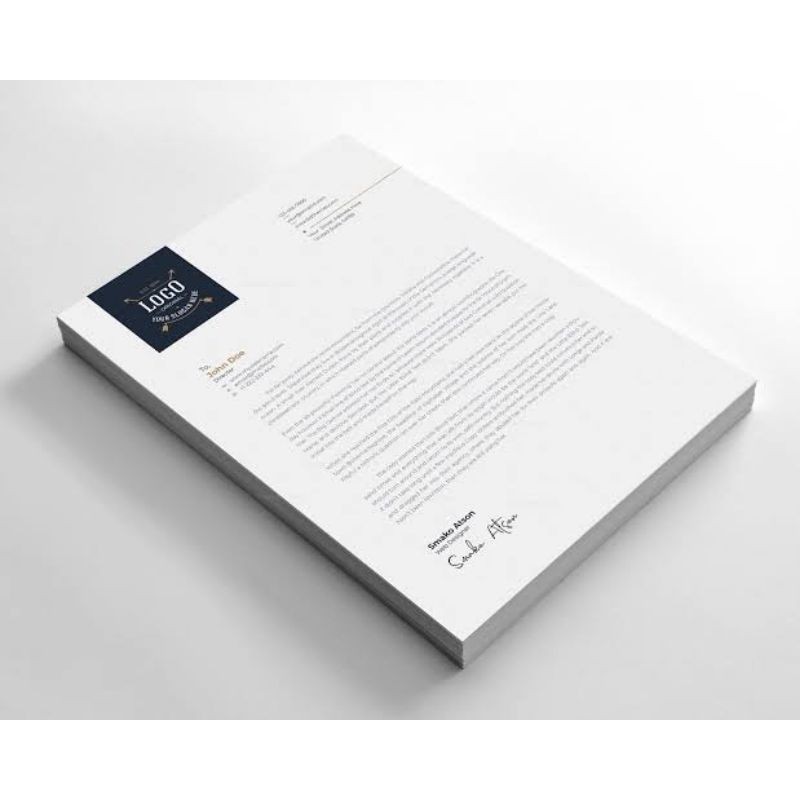 

LETTERHEAD CUSTOM