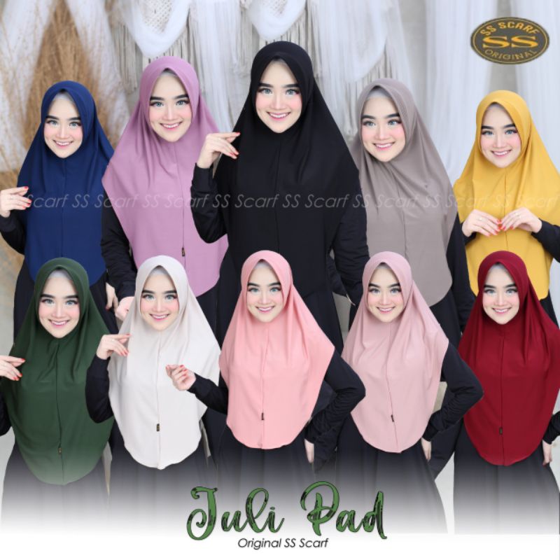 Jilbab Khimar Instan Simpel Juli Pad Ori SS Scraft-4