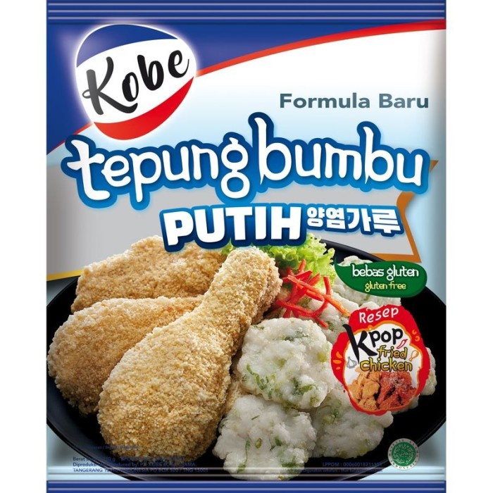 

TERBARU Kobe Coating Mix Tepung Bumbu Putih Gluten Free 210 gram