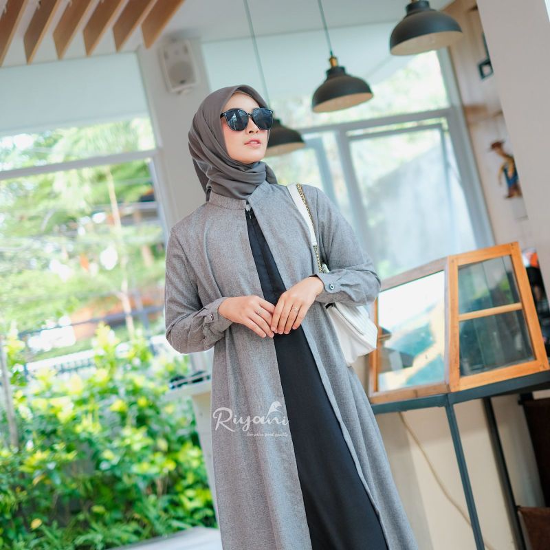 New Gamis Kardi - Gamis Katun Madinah - Gamis Cardi Ori by Riyani Group