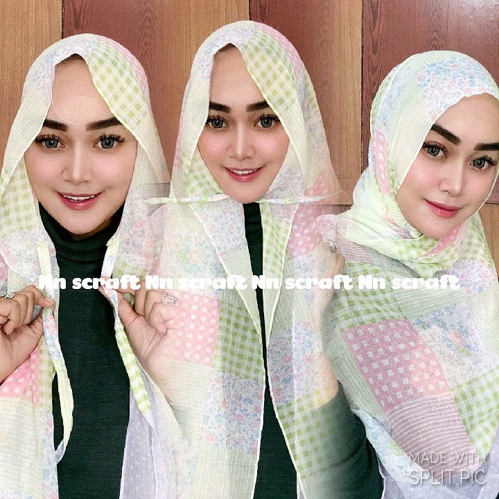 Hijab Pashmina NN Tali 190cm x 55cm