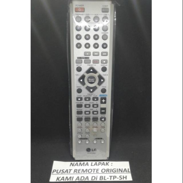 REMOTE REMOT HOME THEATER LG AKB3 PUTIH ORIGINAL ASLI