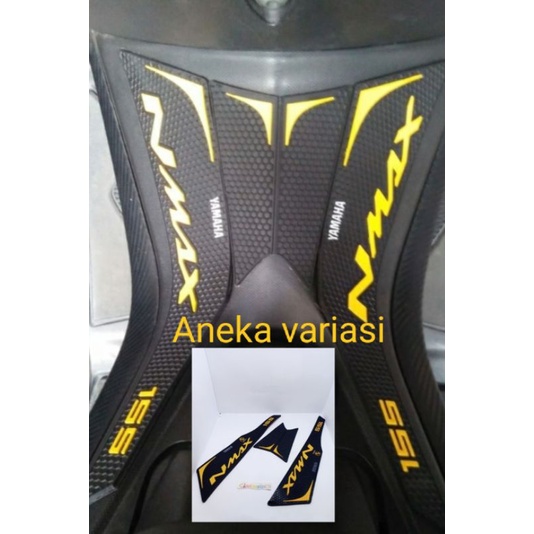 Tankpad Yamaha Nmax lama karet pelindung tangki Nmax bahan karet berkualitas warna-GOLD