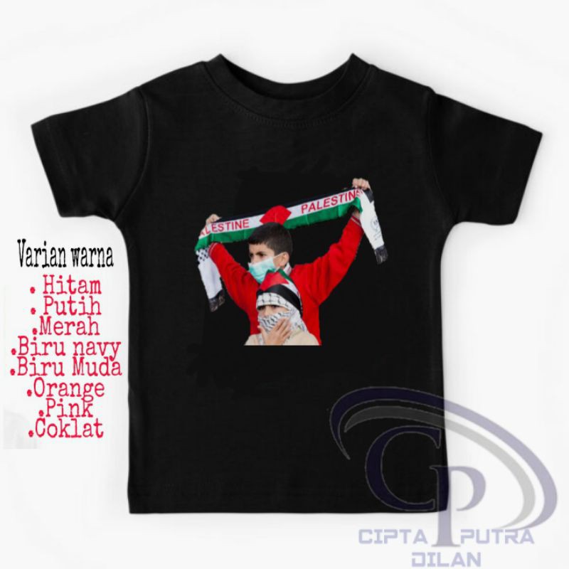 kaos Baju Anak/PALESTINA/Kaos Baju Anak Laki laki Anak Perempuan/Kaos Anak Cewek Anak Cowok