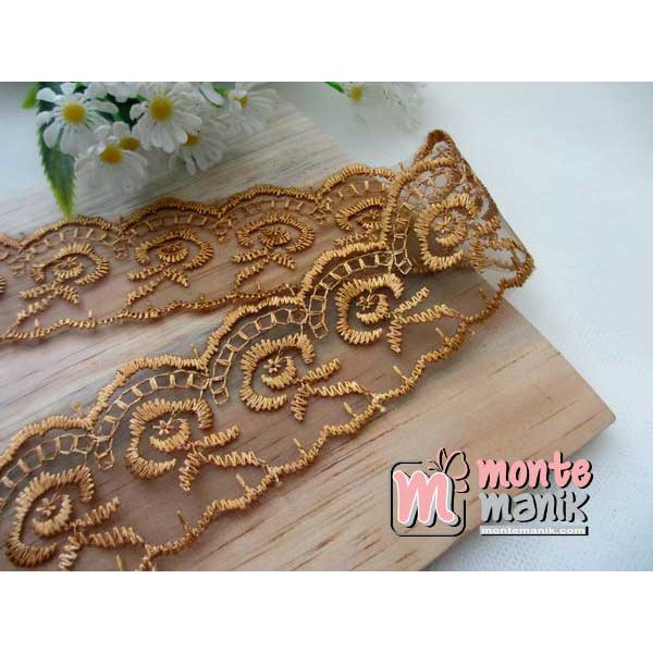 

Renda Kaca Bunga Coklat (ORG-08)
