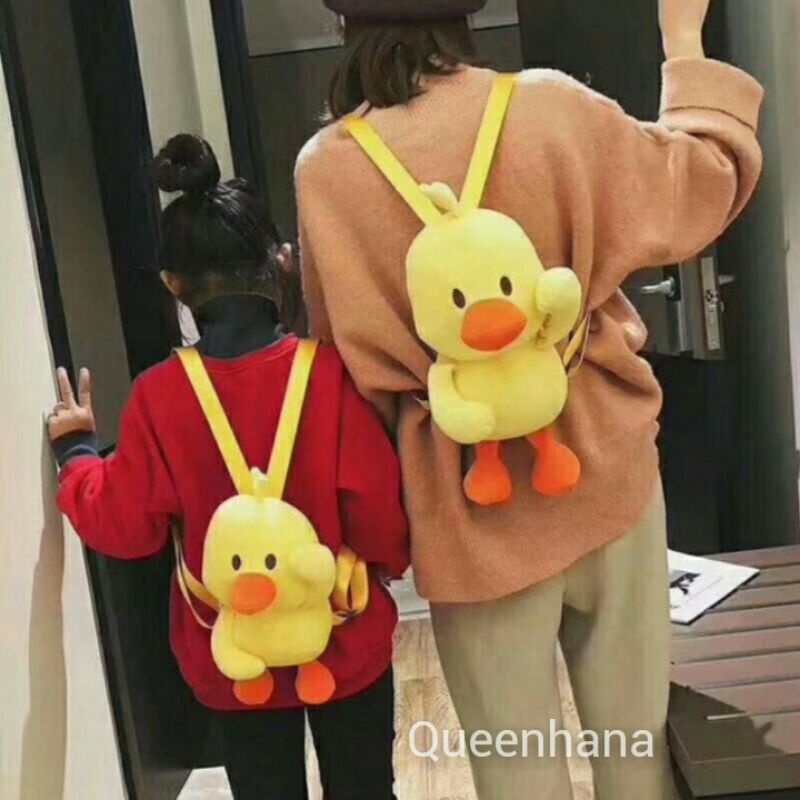 Tas Ransel Boneka Bebek Bagpack Duck Lucu