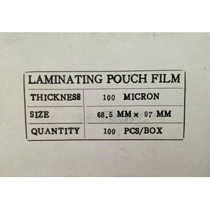 Plastik Laminating  KTP - Laminating Film