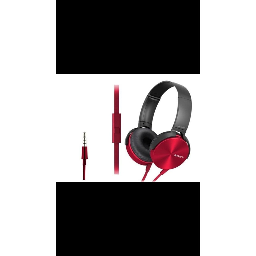 Headphone Bando Sony hf musik dan telpon headset handsfree hp smule karaoke cable kabel GHS