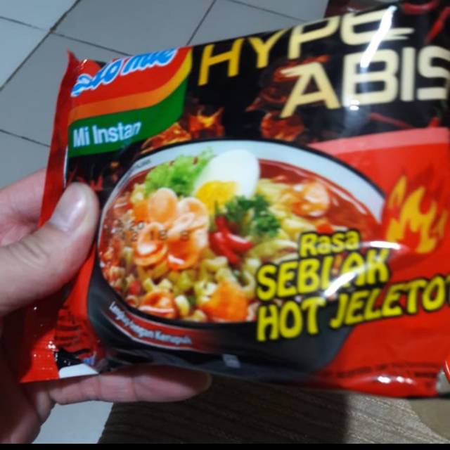 

INDOMIE HYPE ABIS SEBLAK HOT JELETOT