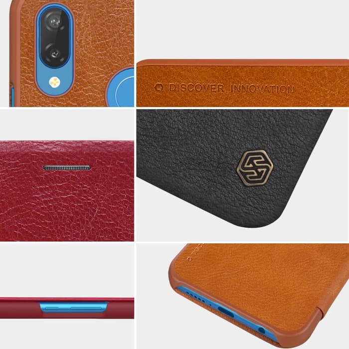 Flip Cover HUAWEI P20 Lite Nova 3E Nillkin Qin Leather Flip Case Original