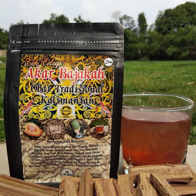 

TEH CELUP AKAR BAJAKAH 100% MURNI, 1PAK ISI 10 SASET. 1SASET ISI 5GRAM