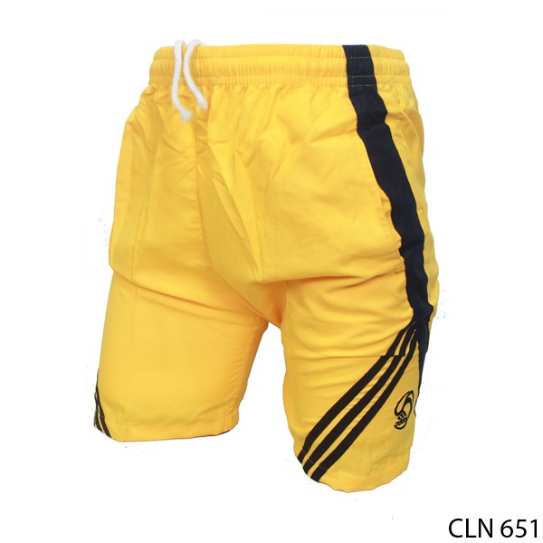 Celana Pendek Model Pria Dry Fit Kuning – CLN 651