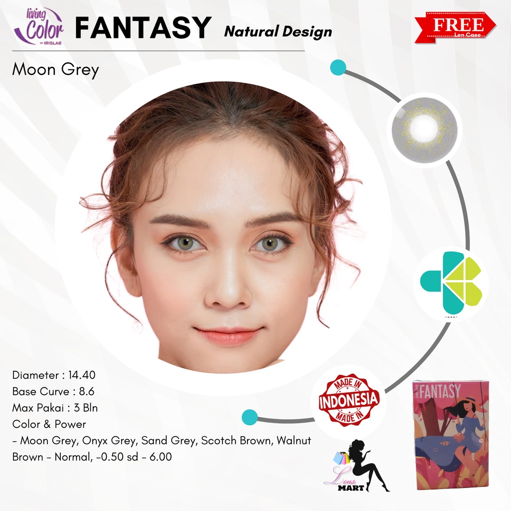 SOFTLENS LIVING COLOR FANTASY MINUS 3.00 sd 6.00