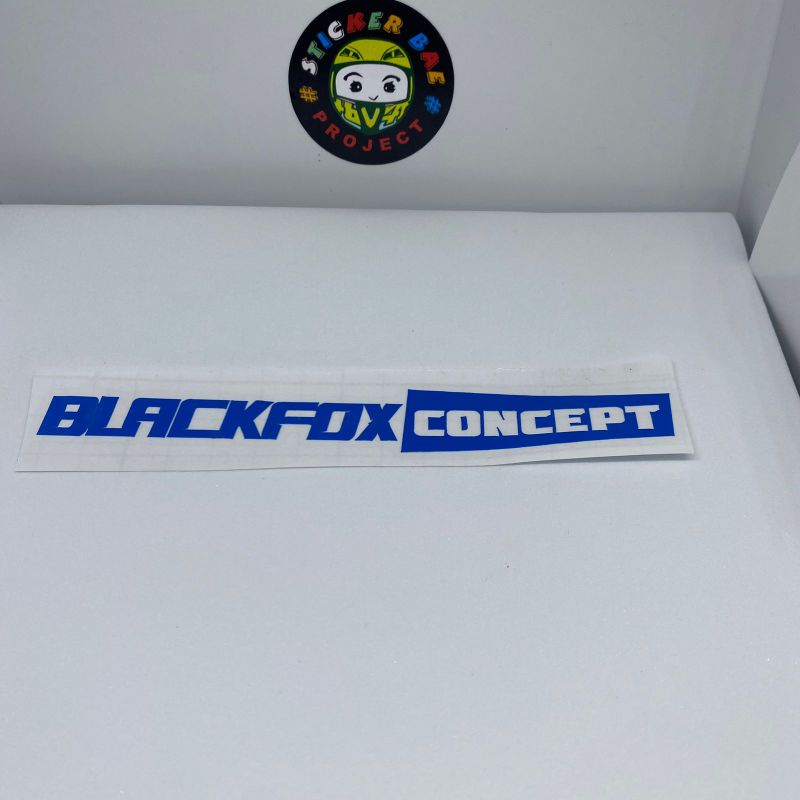 Stiker blackfox concep cutting sticker BLACKFOXKONSEP