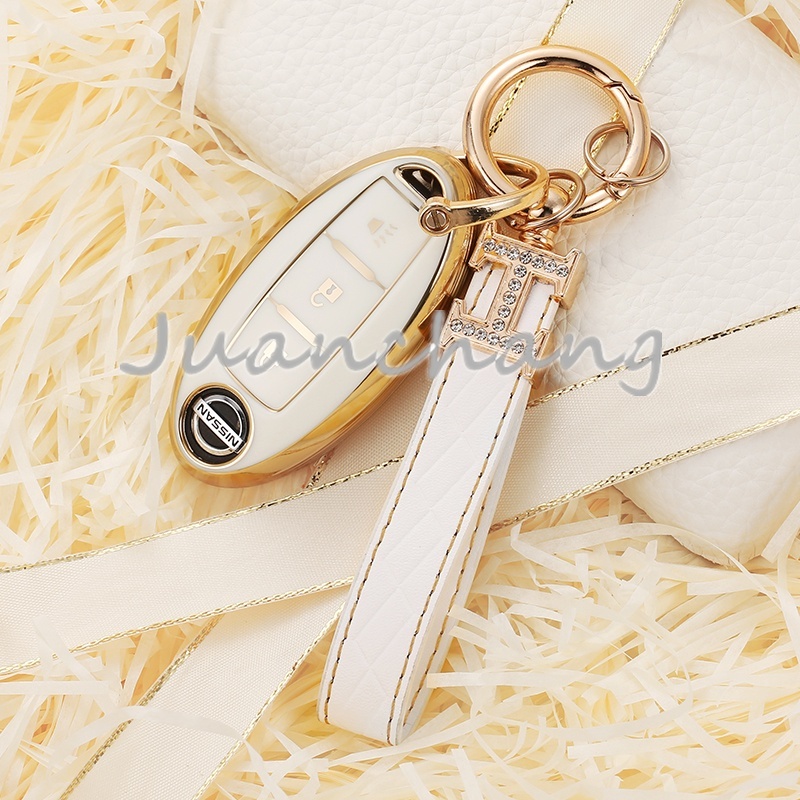 Casing Kunci Remote Mobil Bahan TPU Untuk Nissan Qashqai X-Trail T32 T31 Juke J10 J11