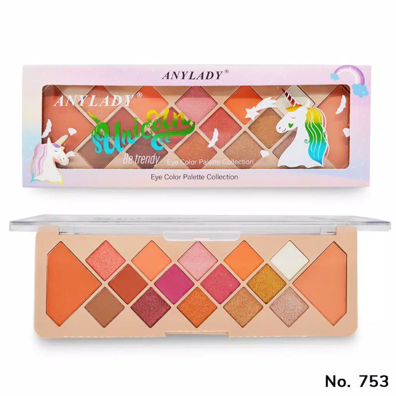 Eyeshadow Anylady Pallete Unicorn