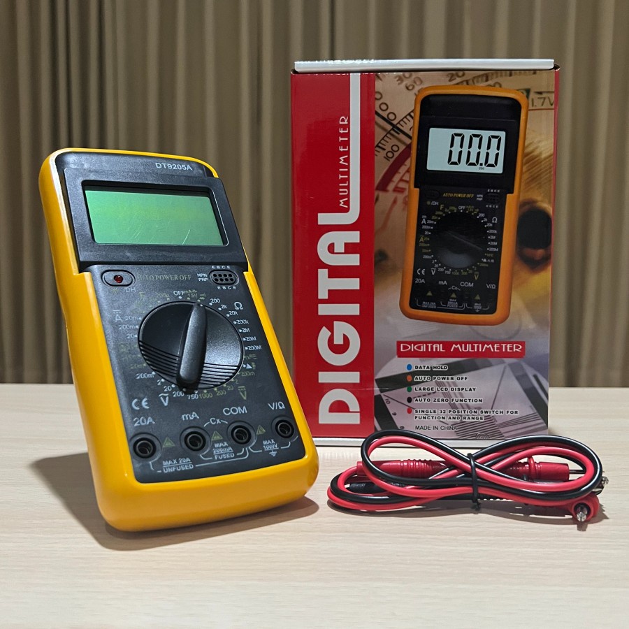 MULTIMETER DIGITAL TESTER MULTITESTER AVOMETER DT-9205A