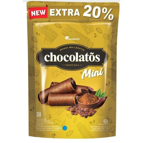 

Chocolatos Mini Pouch 70Gr