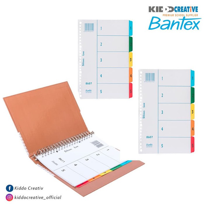 

Bantex Loose Leaf Paper 20 Holes 80 gsm 50 Sheets A5