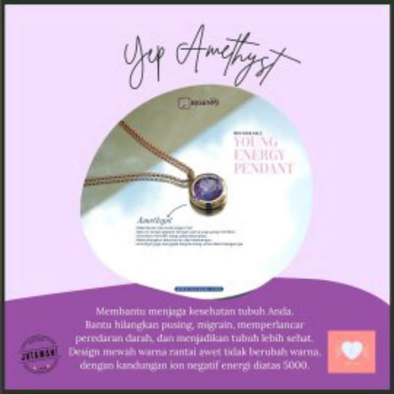 yep young pendant energi bigenmi