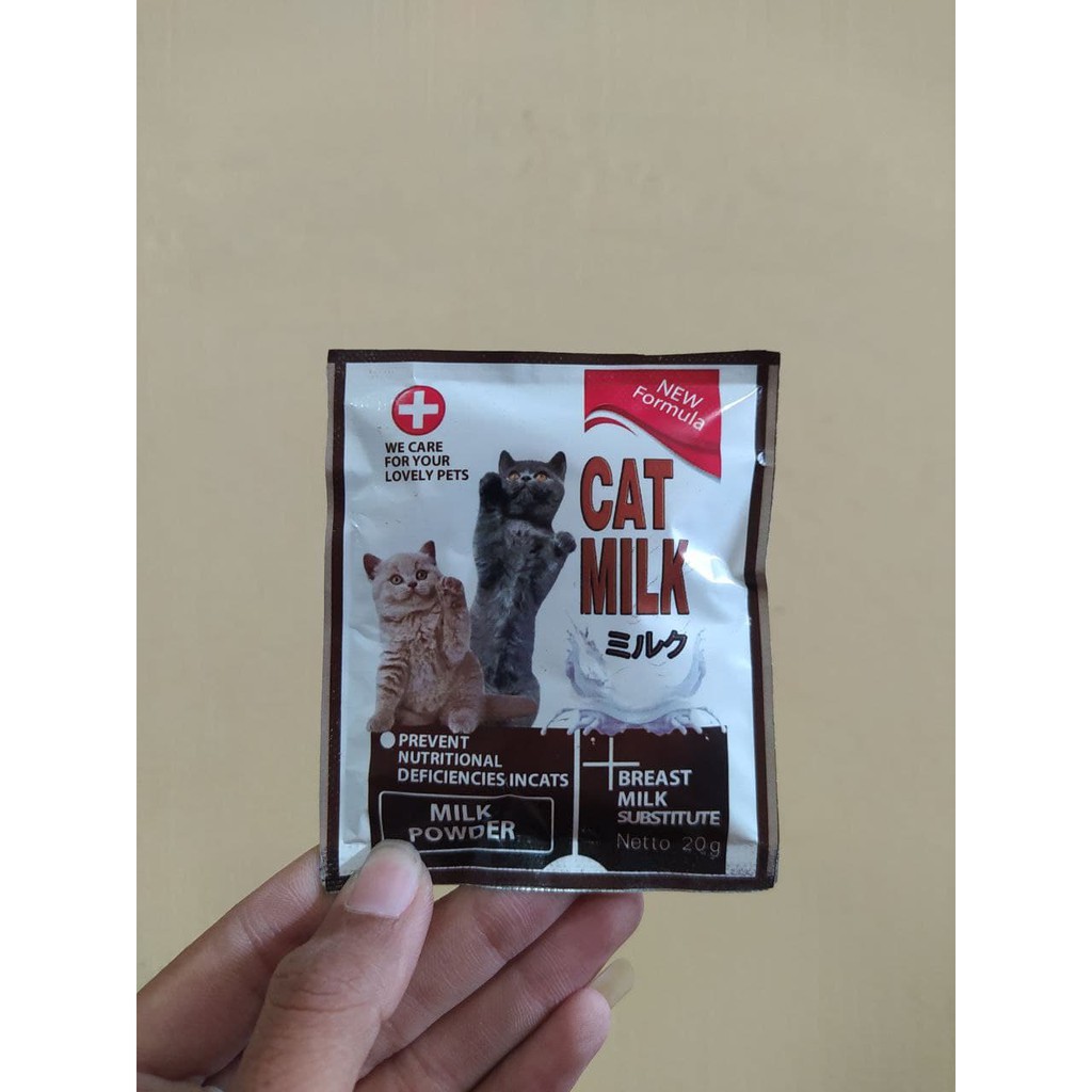 Susu Kucing  20 Gram Cat Milk Sachet 20gram FEZONE