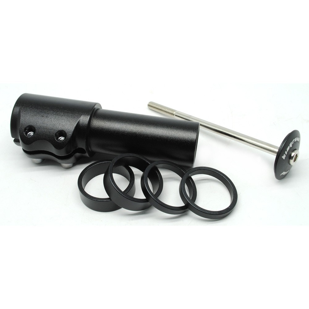 Peninggi handle sepeda Fork Extender Sepeda Aluminium SD53 TaffSPORT Black Grab Medan