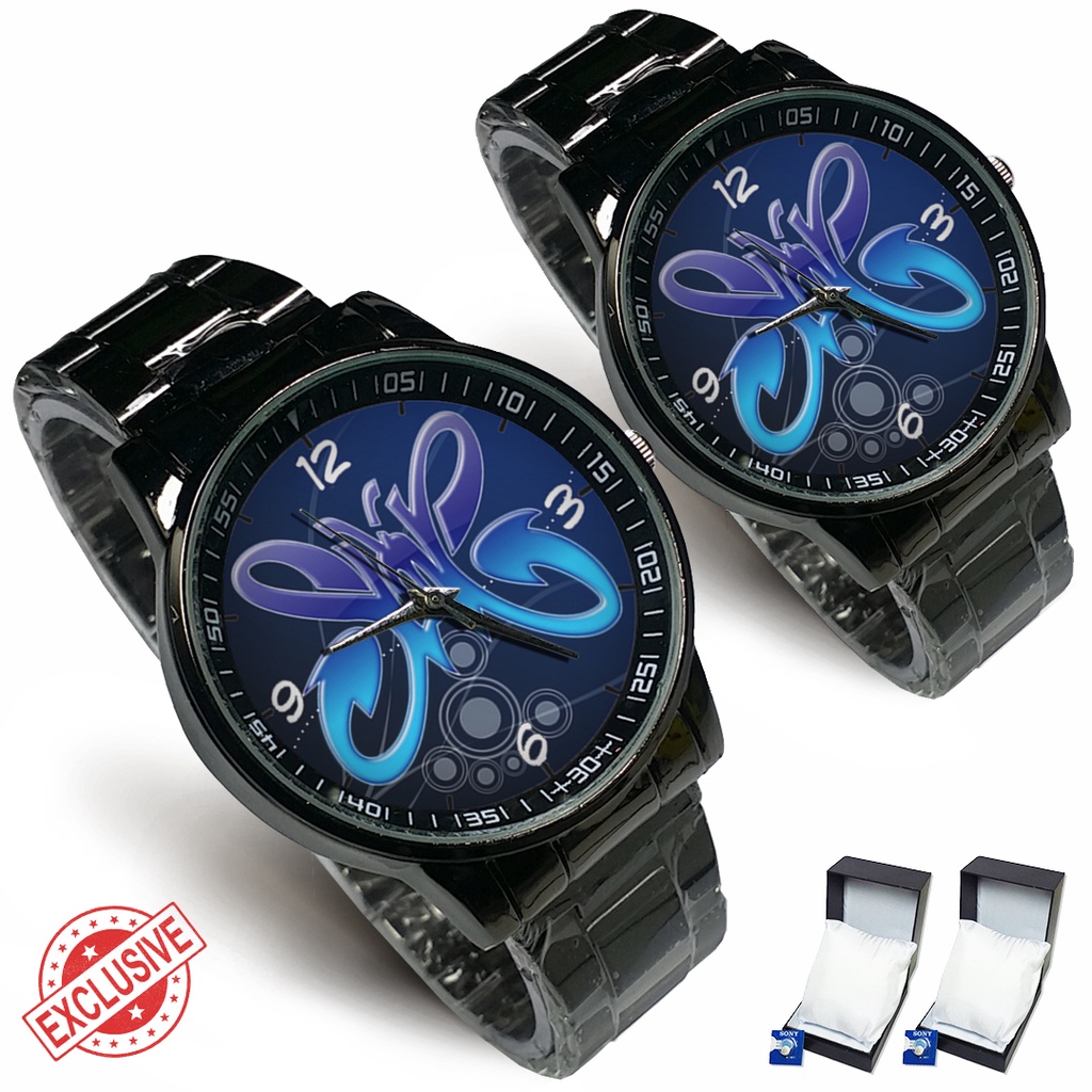 Jam Tangan Rantai Couple SLANK Motif 12