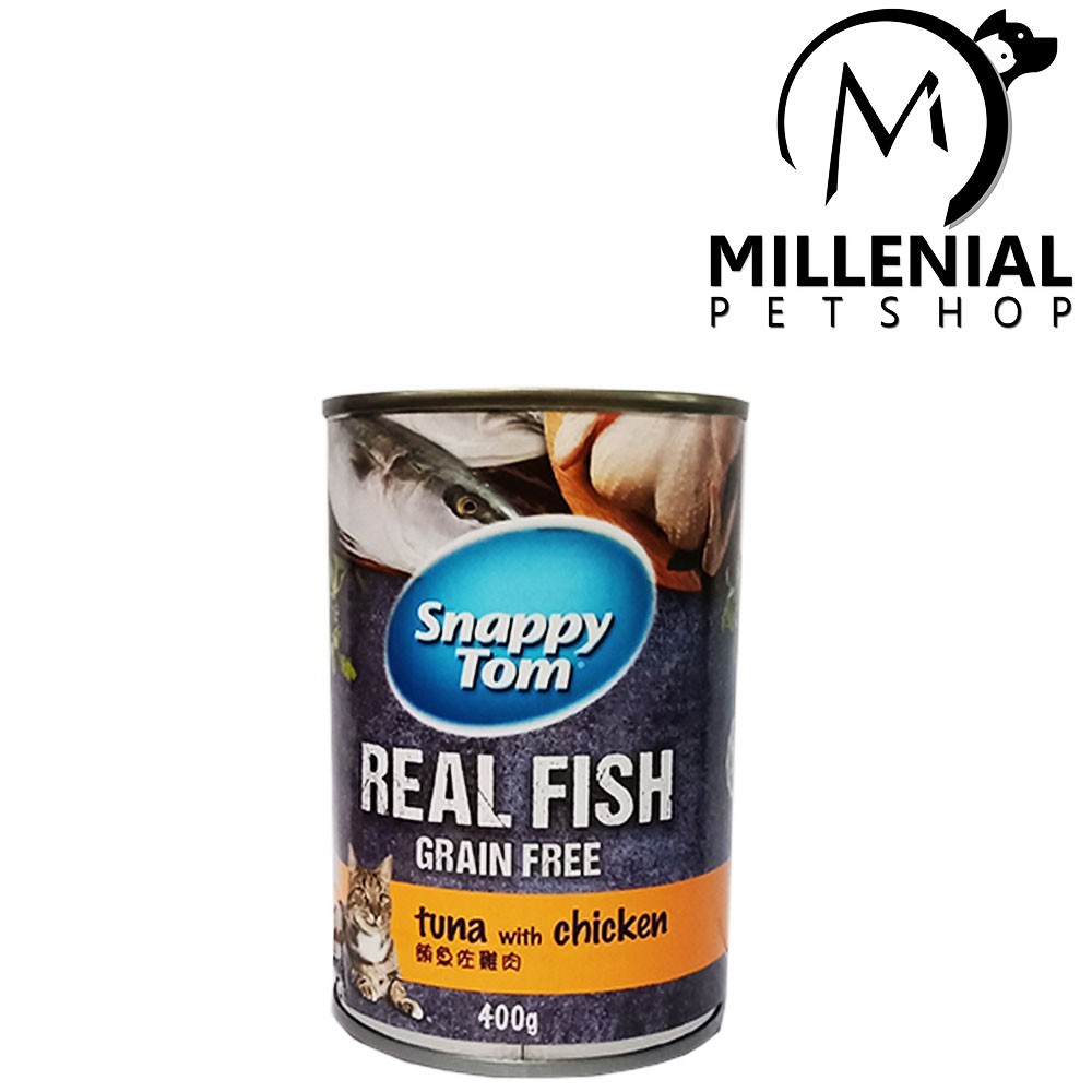 Makanan Kucing Dewasa Kaleng Snappy Tom 400 gram Wet Food Snappy Tom Cat Food 400gr