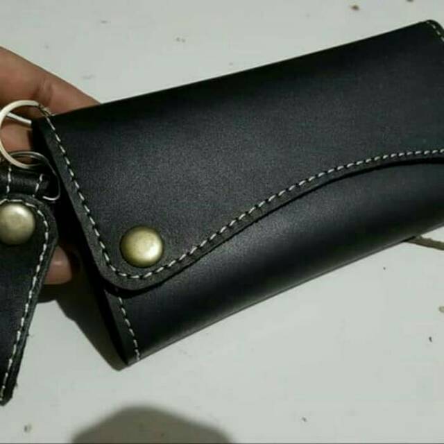 Dompet kulit pria panjang keren dompet kulit sapi asli dompet pria hd dompet uang ATM keren
