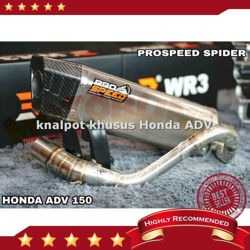 Diskon Knalpot Prospeed ADV 150 ADV150 Spider Series Fullsystem