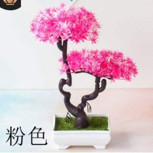 IKILOSHOP SMK Sakura Mini Bonsai Artificial Tanaman Hias Palsu Bunga Dekorasi