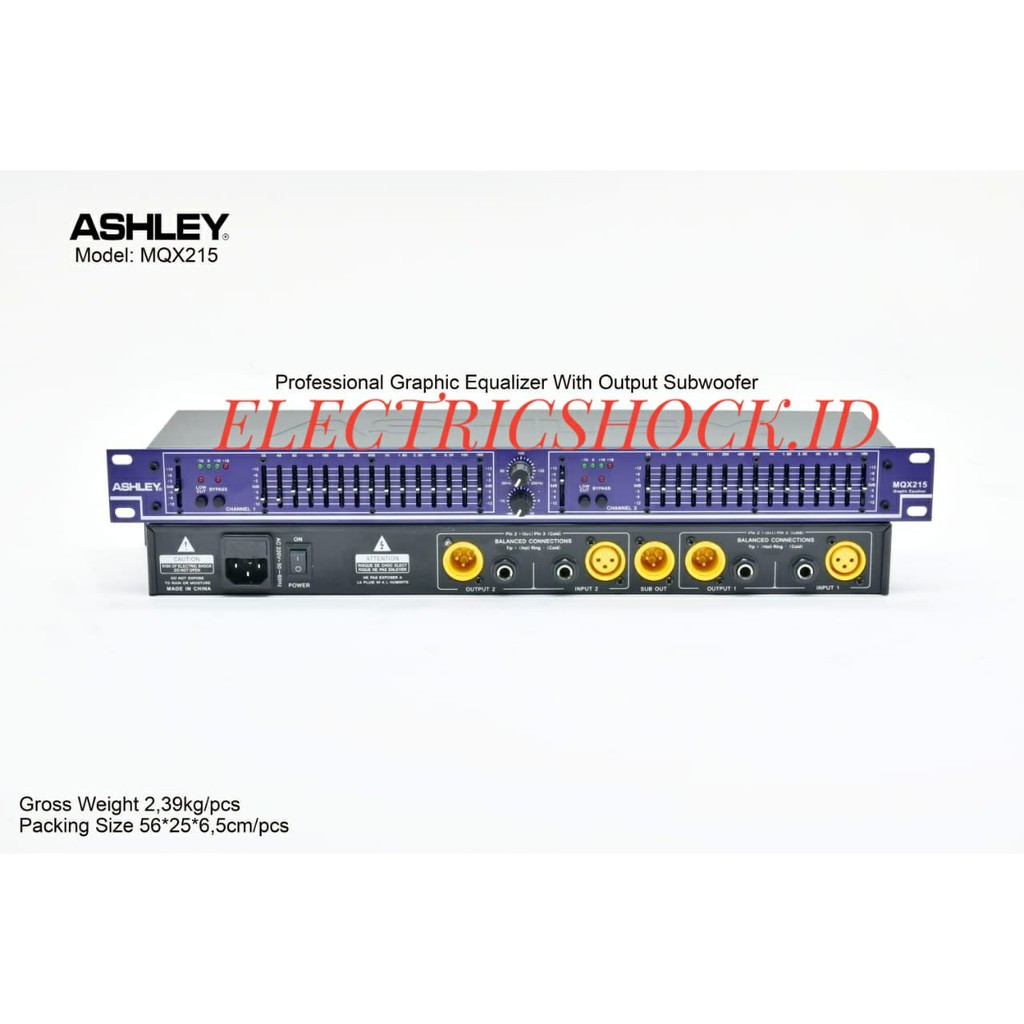 Equalizer ashley mqx215 / mqx 215 original