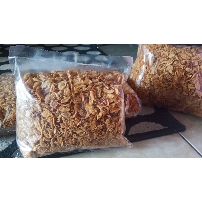 

Brambang Goreng Murni Murah Kemasan plastik 1000 gr Atau 1 kg |Bawang merah goreng tepung tipis