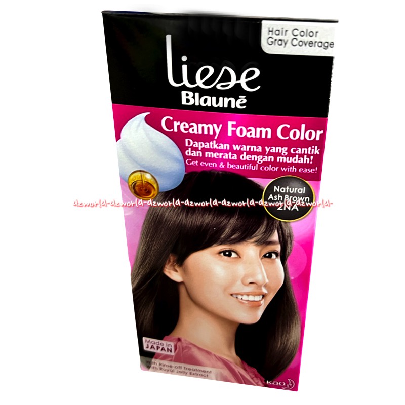 Liese Blaune Creamy Foam Color 2NA Natural Ash Brown 3R Rose Brown 4 Brown Pewarna Cat  warna Coklat Rambut Made In japan Liesse