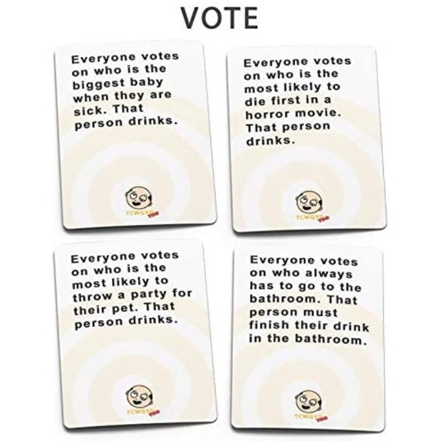 These Cards Will Get You Drunk Too - Yellow - Game Cards