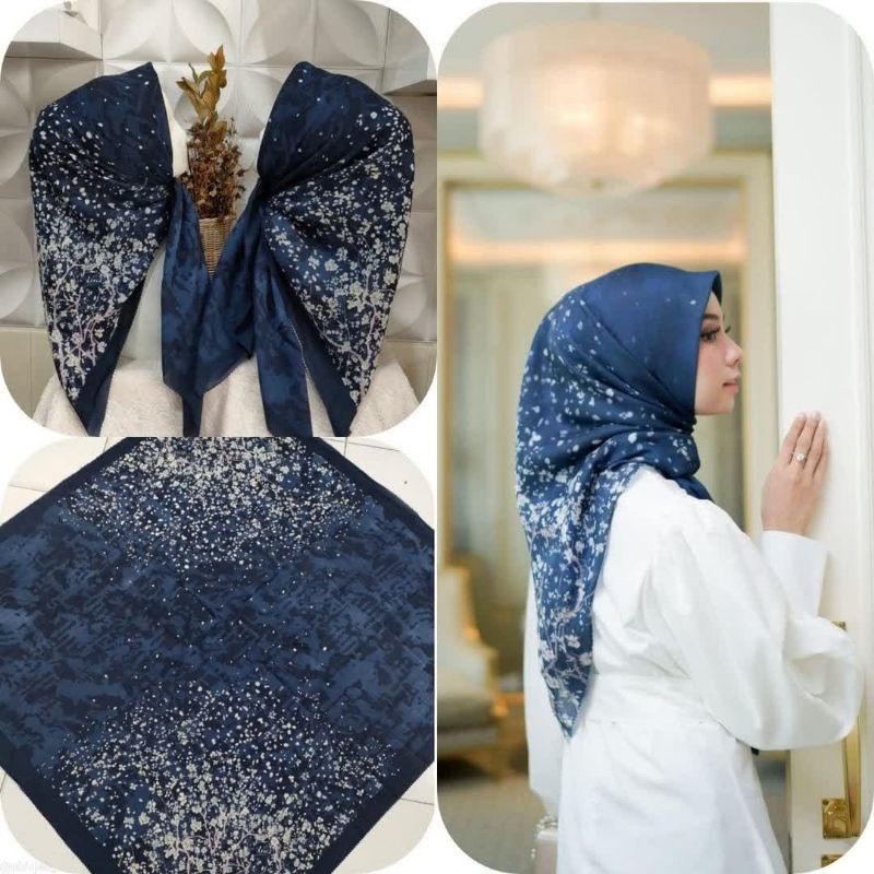 Hijab Motif Halwa / Hijab Branded Segiempat