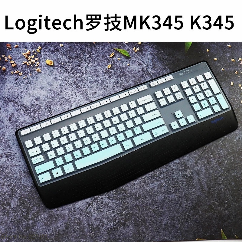 Cover Pelindung Keyboard Logitech MK345 K345 MK 345 Bahan Silikon Anti Debu