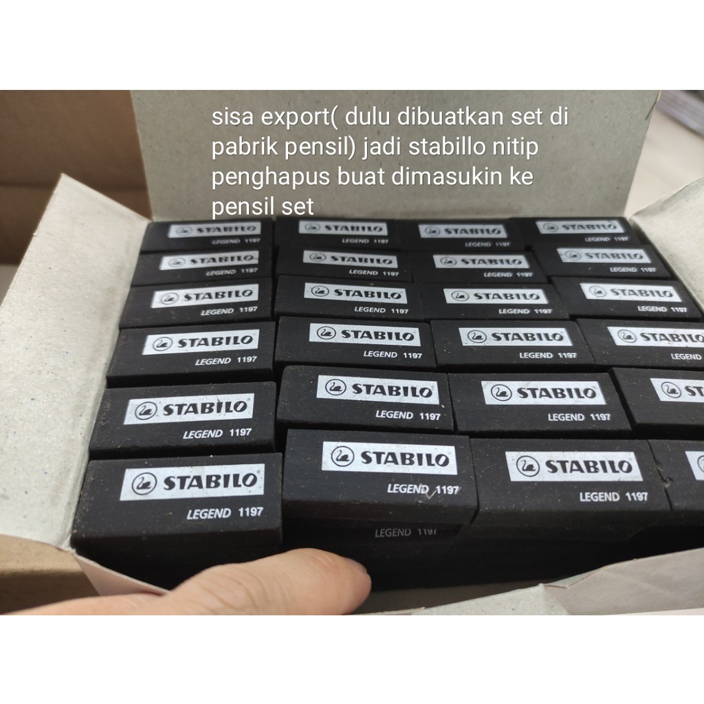 

penghapus stabilo legend 1197 hitam satuan