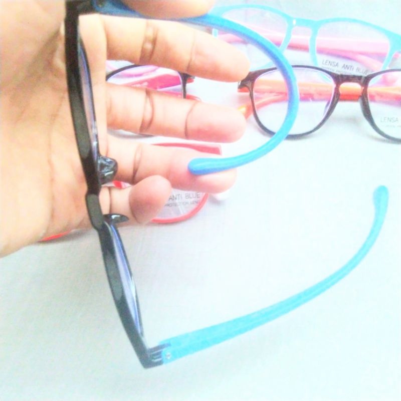 kacamata anak antiradiasi blueray hp laptop lentur cowok cewek-8