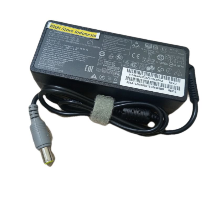 Adaptor Charger Laptop Lenovo Thinkpad X200 X220 X220i X230 X230i T410 T420 T430 L415 20V - 3.25A