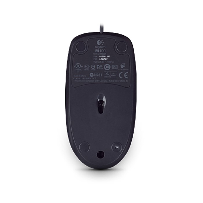 Mouse Kabel Logitech M100R Original