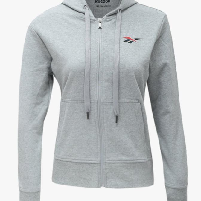 Produk Terbaru Reebok Women Hoodie, Misty Grey. Original - M