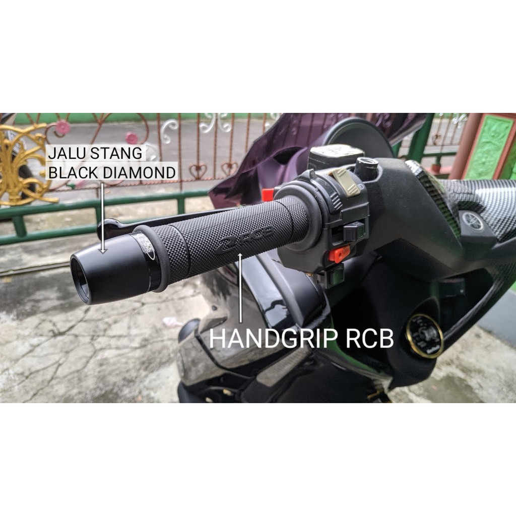 Handgrip RCB Ori HG55 Bintik HG66 Bulu Handfat Universal Motor Nmax Pcx Beat Vario Fu CBR150R Mio