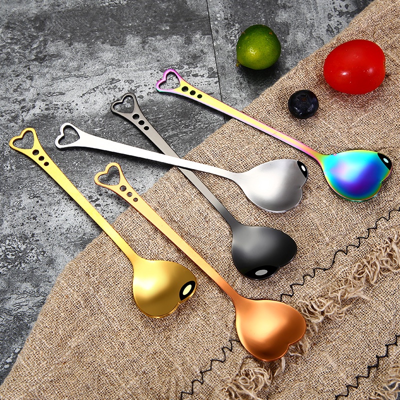 KIYOTE Sendok Kue Teh Dessert Unik Cantik / Cake Tea Spoon Stainless