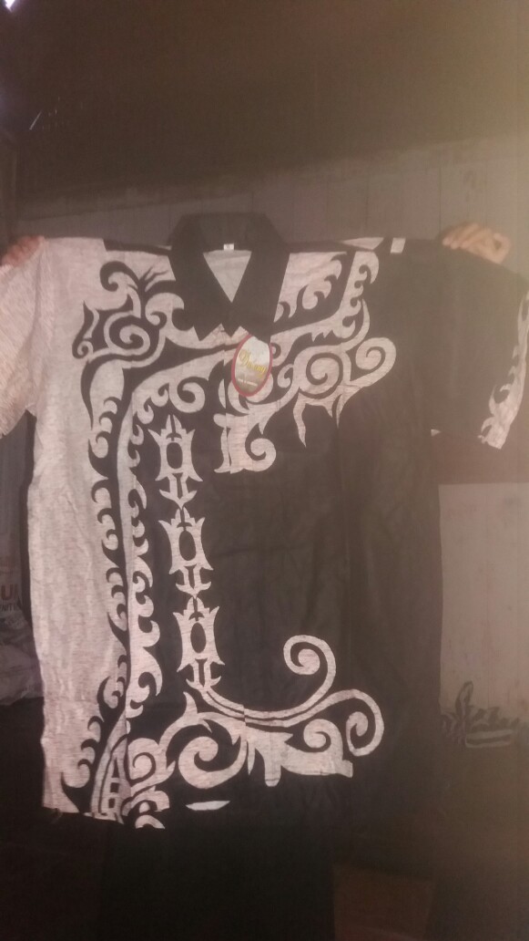 Bswart Batik Hrb026 Kenongo Hem Pendek Padi Pekalongan M L Xl Batik Pria Murah Modern Grosir