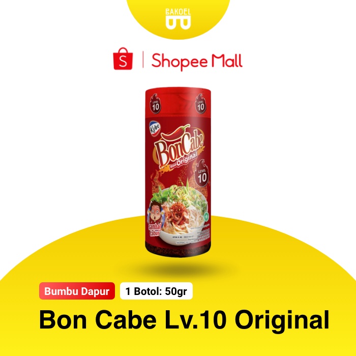 

Bon Cabe level 10 / Boncabe rasa Original / Sambal Tabur - Kobe - Bakoel Sayur Online