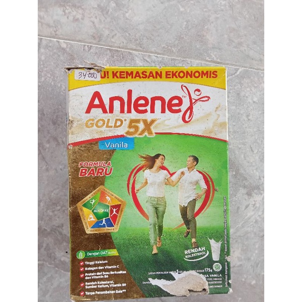 Anlene Gold 170g KEMASAN BARU 5X, Susu Tinggi Kalsium, Susu Tulang Dan Sendi