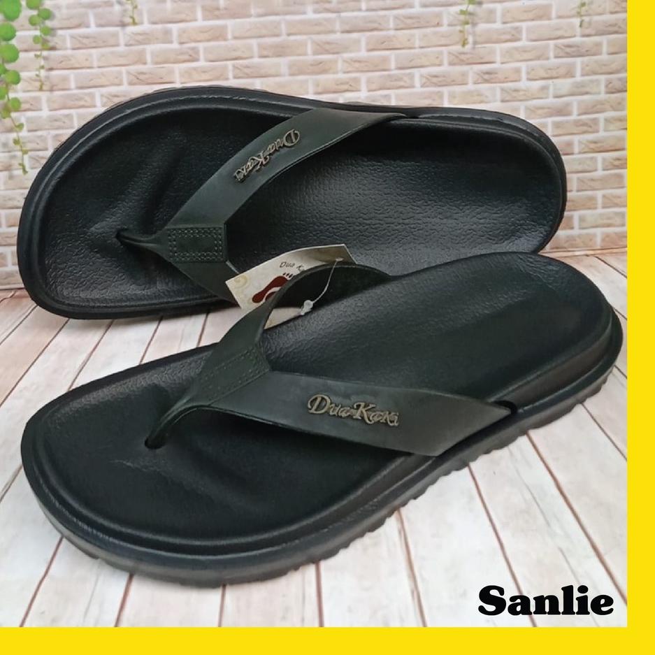 [✅Dijamin Aman❤]Sanlie Sandal Pria Dua Kaki Sendal Karet Jepit Pria Ori Produk Terbaru 516