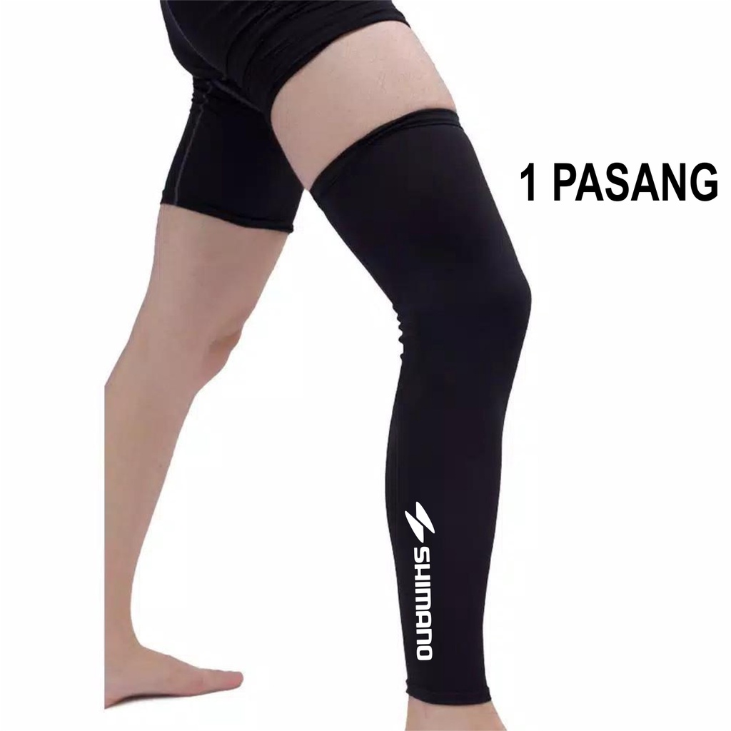 1 pasang-Manset Deker Knee Pad kaki Panjang Olahraga Volly Basket Futsal Manset kaki leg warmer Manset kaki shimano Deker Knee Kaki Panjang leg sleeve warmer leg pelindung kaki manset olahraga pakaian olahraga pria1 pasang-Manset Dek